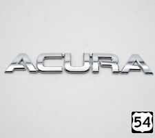 2004-2008 Acura Tsx Rsx Rl Tl Rear Chrome Trunk Lid Letter Emblem Oem