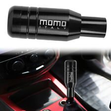 Universal Jdm Momo Aluminum Black Automatic Gear Stick Shift Knob Lever Shifter