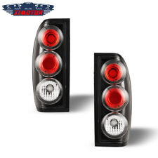 Tail Light For 98-04 Nissan Frontier Altezza Rear Light Black Housing Clear Lens