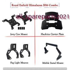 Fit For Enfield Jerry Can Fog Light Gps Mounts Carrier Plate Himalayan Bs6