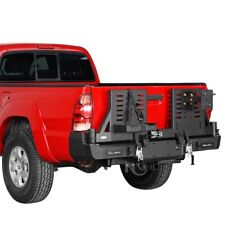 Offroad Rear Bumper W Dual Swing Arms Tire Carrier Fit 2005-2015 Toyota Tacoma