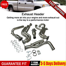 Stainless Exhaust Header Kit For Gmc Yukon Xl 1500 Chevy Suburban 1500 Tahoe