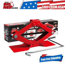 Big Red T10152 Torin1.5 Ton 3000 Lb Steel Scissor Lift Jack Car Kit
