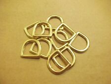 1 Solid Brass Cast D Rings Pack Of 10
