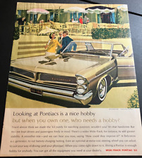 1963 Pontiac Bonneville - Vintage Print Ad By Art Fitzpatrick And Van Kaufman