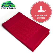Red Recaro Fabric Cloth For Car Seat Cover Door Panel Armrest Decoration