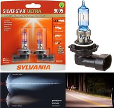 Sylvania Silverstar Ultra 9005 Hb3 65w Two Bulbs Head Light High Beam Bright Fit