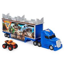Monster Jam Official 2-in-1 Transforming Hauler Playset With Exclusive 164