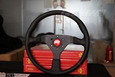 Momo Montecarlo 350mm 14 Genuine Leather Sport Steering Wheel 5mmthicked Spoke