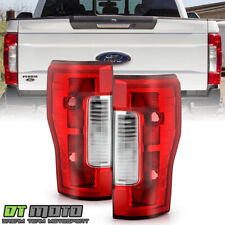 2017-2019 Ford F250 F350 Superduty Wo Blind Spot Wo Led Tail Lights Lamps Pair