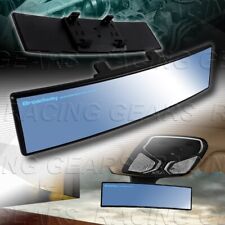 Universal Blue Broadway 240mm Wide Convex Tint Interior Clip On Rear View Mirror