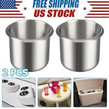 Universal Stainless Steel Cup Drink Holders For Car Boat Truck Marine Camper Us