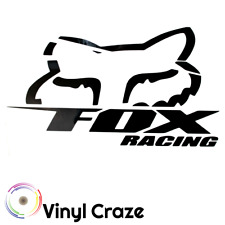 Fits 24 Large Fox Motocross Any Color Vinyl Decal Free Replacement Shipping