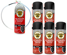 Woolwax Lanolin Undercoating Aerosol Spray Can 6 Pack With 360 24 Wand. Black