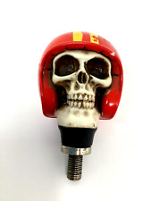 Vintage Skull Helmet Cast Resin Shift Knob Rat Rod Race Car Skeleton