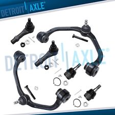 Both 2 Front Upper Control Arm All 4 Ball Joints Outer Tie Rods Ford Ranger