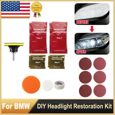 Auto Headlight Restoration Car Lens Lamp Cleaning Sanding Repair Tools For Bmw