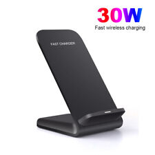 30w Wireless Charger Charging Stand Dock For Samsung Iphone Android Cell Phone
