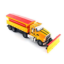 150 Scale Diecast Alloy Winter Service Vehicle Snowplow Truck Car Model Toy