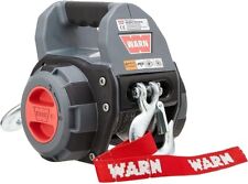 Warn 101575 Handheld Portable Drill Winch With 40 Foot Synthetic Rope 750 Lb