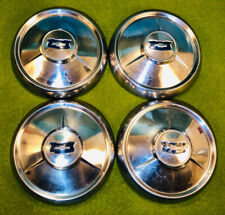 Vintage 1954 Chevy Belair Dog Dish Poverty Hubcaps Wheel Covers