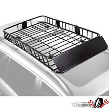 64 Extendable Roof Top Cargo Suv Basket Luggage Carrier Rack Holder Universal