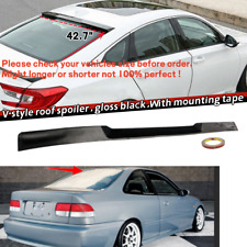 42.7 Universal Rear Window Roof Spoiler V-style For Honda Civic Coupe 1996-2000