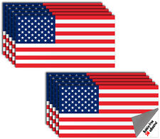 10x American Flag Decal Sticker Car Truck Usa Window Bumper Patriotic 3m Vehicle
