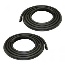 Pair Door Seal Weather Stripping Rubber For Dodge 72-93 D100 D250 Pickup Truck