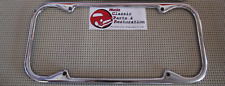 40-55 Chevy Gm Ford Hot Rat Street Rod California Chrome License Plate Frame