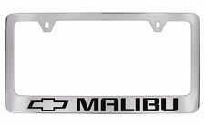 Chevrolet Malibu Chrome Metal License Plate Frame