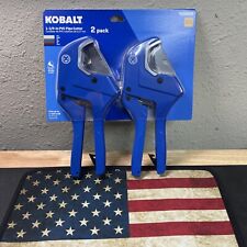 2 New Kobalt 1-14 Inch Pvc Pipe Pex Poly Pe Tubing Hose Ratchet Cutter 2 Pack