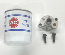 Sbc Chevy Oil Filter Adapter Sbc Chevrolet With Ac Delco Filter White Classic Ne