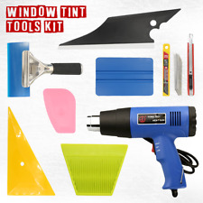 8-pcs Pro Window Tint Tools Kit Car Auto Film Tinting Scraper Hot Air Gun