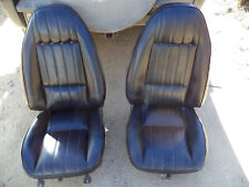 1970-1981 Camaro Black Bucket Seats With Tracks Z28 Local Pick Up Only