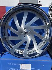 26x910 Forgiato Twisted Concavo Old School Impala Caprice Cutlass Wheel Tire