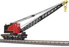 Mth Railking Santa Fe Black Bonnet American Crane Car O Scale O Gauge Train