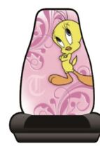 New 2 Pc Set - Tweety Bird - Regal Front Car Seat Covers Plasticolor
