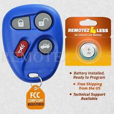 Keyless Entry Remote For 2001 2002 2003 2004 Chevrolet Corvette Car Key Fob Blue
