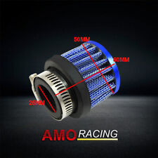 Universal 25mm Air Filter Turbo Vent Crankcase Car Breather Valve Cover Blue