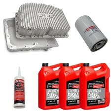 Ppe Raw Oil Pan With Motorcraft 15w-40 Oilfilter For 11-21 6.7l Powerstroke