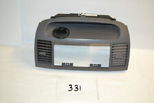 02-06 Toyota Camry Dash Radio Bezel Center Air Vents Clock Trim Grey Oem