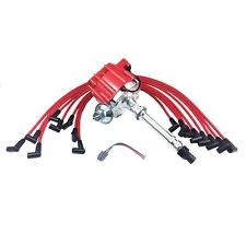 Sbc Chevy 283 327 350 383 Hei Distributor 8mm Spark Plug Wires Under The Exhaust