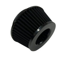 M5 Air Filter Cone Adjustable 3 3.5 4 Inch Inlet High Flow Small Slim Black