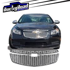 Chrome Snap On Front Grille Grill Overlay Insert For 2011-2014 Chevrolet Cruze
