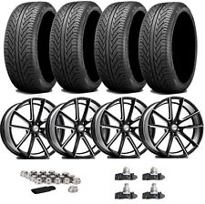 Fit Ford Mustang Alloy Wheel Tire Package Set New Offset Staggered 10 Spoke