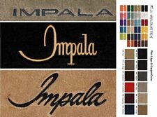 Lloyd Mats Velourtex Impala Word Custom Embroidered Front Floor Mats 1965-1970