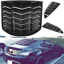 Rear Side Window Louvers For Hyundai Genesis Coupe 2010-2016 Windshield Cover