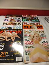 2005 Playboy Magazine Lot - Full Year Complete Set W Centerfolds Vg Condition