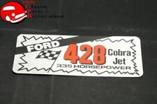 Ford 428 Cobra Jet 335 Horsepower Aftermarket Air Cleaner Valve Cover Decal